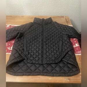 Black quilted Athleta jacket